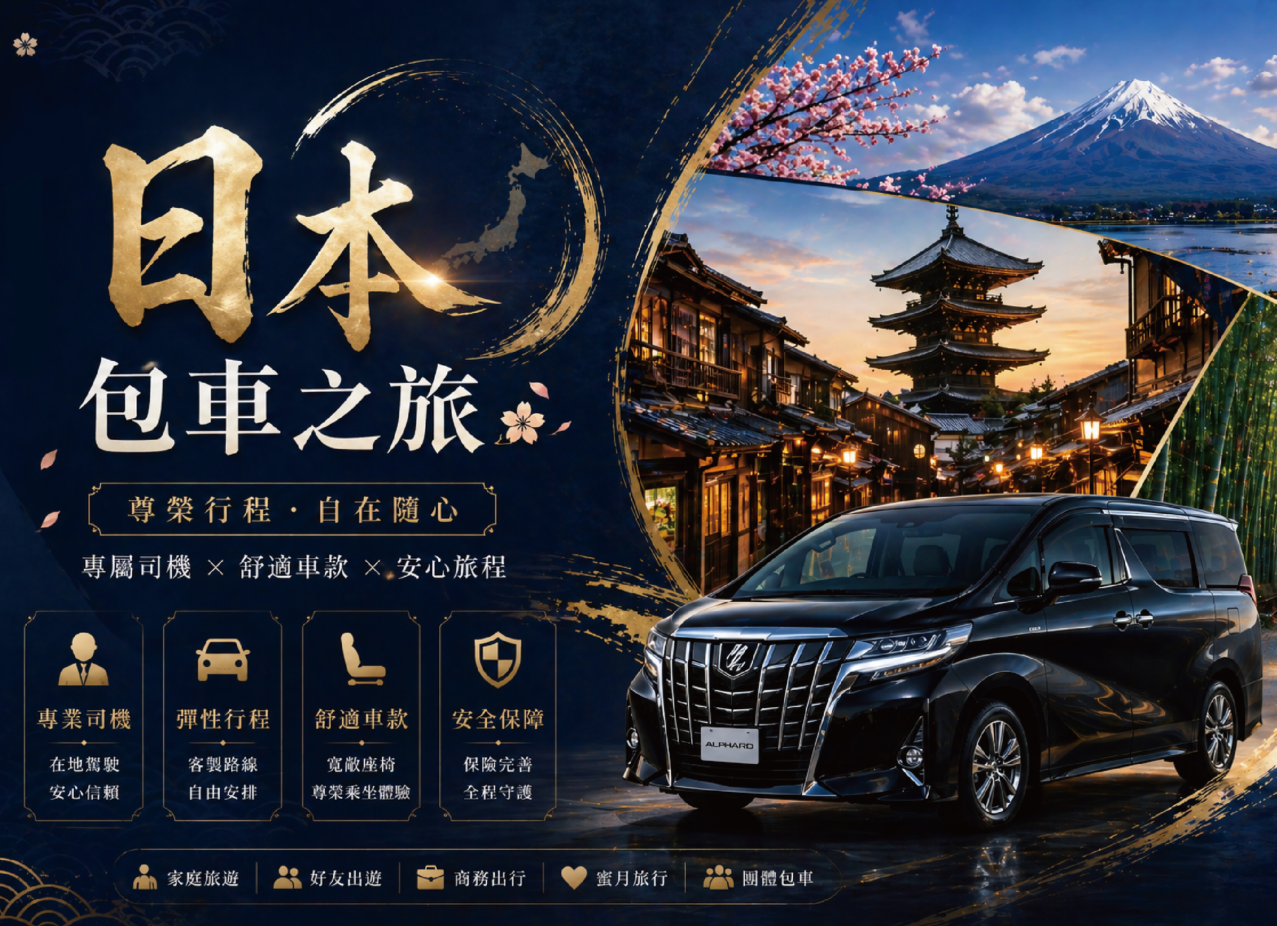 日本包車・尊榮之旅